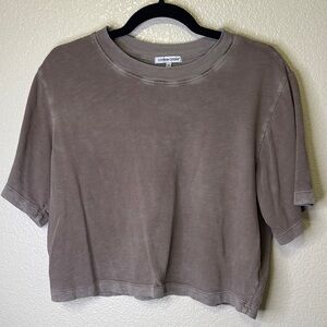 Cotton Citizen Taupe Crop Top Size Medium